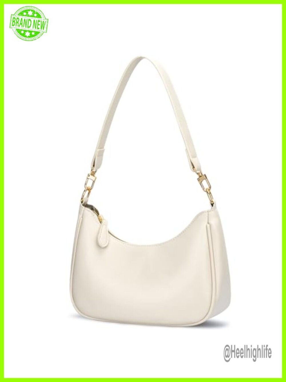 KKXIU PU Leather Hobo Shoulder Bag with Chain Strap for Women